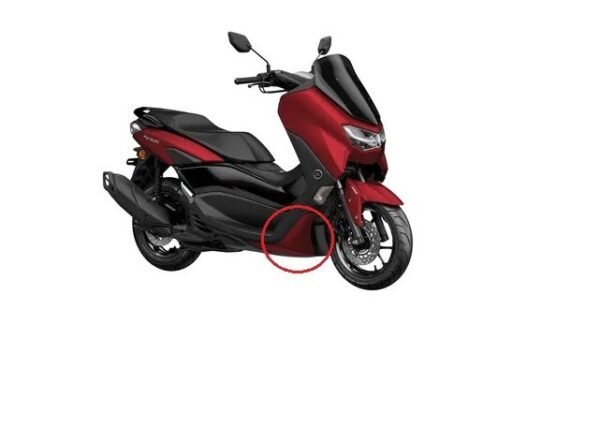 Yamaha N-Max NMAX 125 RIGHT SIDE PANEL COVER 2DP-F171M-00 #2 Matte Red 2020/2024