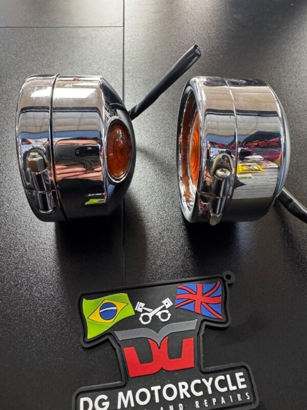 Genuine classic chrome Harley-Davidson turn signals - Image 13