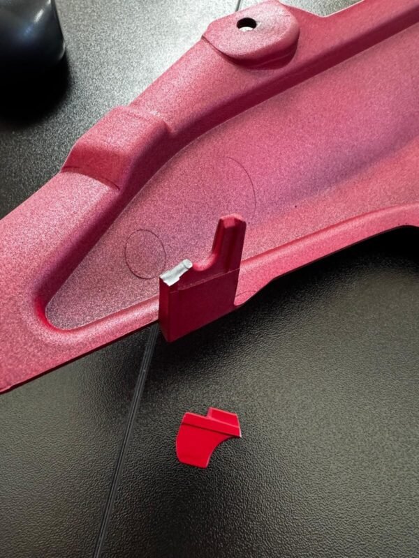 Yamaha N-Max NMAX 125 RIGHT SIDE PANEL COVER 2DP-F171M-00 #2 Matte Red 2020/2024 - Image 3