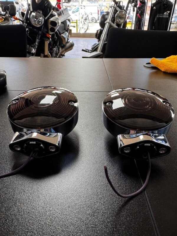 Genuine Harley-Davidson turn light Softail Pair smoked lens
