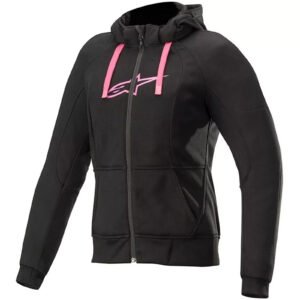 Alpinestars Stella Chrome Sports Hoodie - Black/Fuchsia