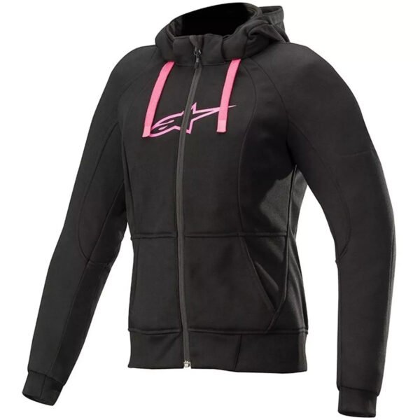 Alpinestars Stella Chrome Sports Hoodie - Black/Fuchsia
