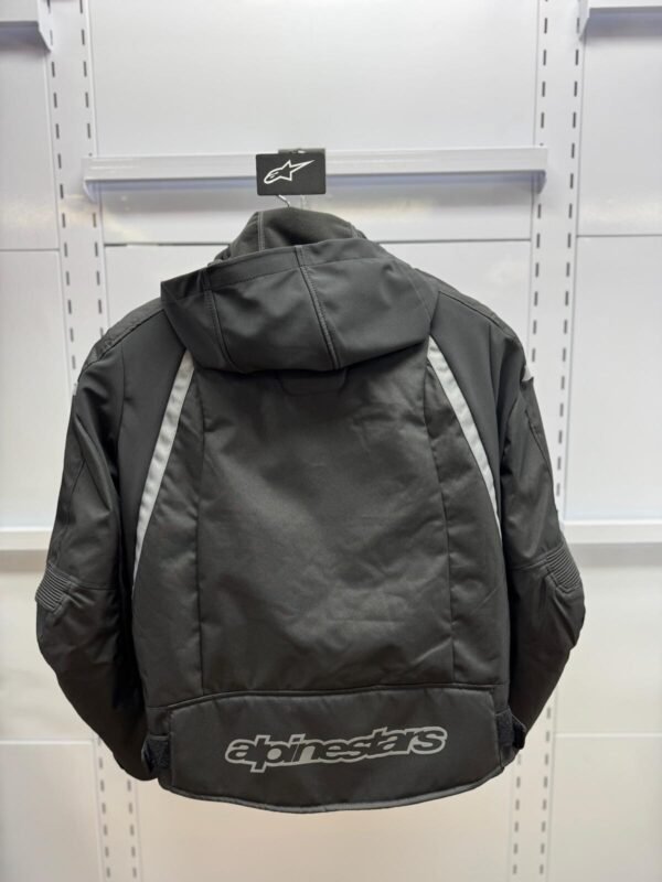 Alpinestars Men's ZACA Waterproof Motorcycle Jacket/Hoodie (Black/Dark Grey) - Image 3